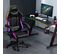 Pack Bureau Desk120z-led-nova et Fauteuil LED-darkside - 1m20 - Retro Éclairage LED Rgb