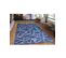 Tapis Grafic Bleu Doré - 200x290