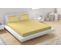 Ensemble Drap Housse + Taie D'oreiller Jaune - 160x200