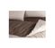 Parure De Lit Uni 2 Personnes Marron/beige - 220x240