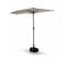 Parasol De Balcon Ø250cm  – Calvi – Demi-parasol Droit. Mât Central En Aluminium Avec Manivelle