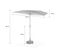 Parasol De Balcon Ø250cm  – Calvi – Demi-parasol Droit. Mât Central En Aluminium Avec Manivelle