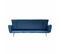 Canapé Convertible Design En Velours - Oskar - 2 - 3 Places Scandinave Droit Avec Pieds Fins Or