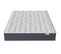 Ensemble Lit 160x200 + Matelas Memo Hr + Tête De Lit En Tissu Gris Clair - Sommier à Lattes - Milo