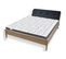 Ensemble Lit Placage Chêne 160x200cm + Matelas Ressorts Ensachés 22cm