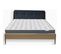 Ensemble Lit Placage Chêne 160x200cm + Matelas Ressorts Ensachés 22cm