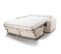 Canapé Convertible 3 Places En Velours Côtelé Beige, Ouverture Express, Matelas HD 140x190 - Mattia