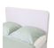 Lit Enzo 140x190 En Tissu Gris Clair + Matelas Mousse Clean Confort 19cm