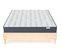 Ensemble Lit Paco Effet Chêne 140x190 + Matelas Mousse Accueil Mémoire De Forme Memo Hr 22cm