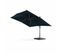 Parasol Déporté Solaire LED Rectangulaire 3x4m Haut De Gamme - Luce Bleu Canard - Parasol Excentré