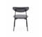 Lot De 2 Chaises - Arty - Scandinaves Et Vintage. Assise Et Dossier Gris Foncé. Pieds En Acier