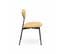 Lot De 2 Chaises - Arty - Scandinaves Et Vintage. Assise Et Dossier Moutarde. Pieds En Acier