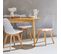 Lot De 6 Chaises Scandinaves. Pieds Bois De Hêtre. Chaises 1 Place. Blancs