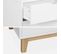 Commode Blanche Scandinave - Floki - Chiffonnier Avec Pieds En Bois De Sapin. 4 Tiroirs. 60x40x90cm