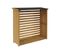 Abri Buches. En Bois. 120x45x120cm. Avec Toiture Et Plancher