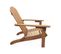 Lot De 2 Fauteuils De Jardin En Bois - Adirondack Salamanca- Eucalyptus . Chaises De Terrasse