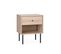 Lot De 2 Tables De Chevet. Braga. Un Tiroir. Un Espace De Rangement. L 45 X L 39.5 X H 55.5cm