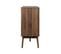 Buffet De Rangement Décor Bois Bois Foncé. Linear. Deux Portes L 150 X P 39.5 X H 90