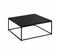 Table Basse. Industrielle. Structure Métal Noir. L 80 X L 80 X H 36cm