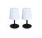 Lampada S Color - Lot De 2 Lampes De Table LED De 28cm Noire - Lampes De Table Décorative
