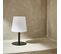 Lampada S Color - Lot De 2 Lampes De Table LED De 28cm Noire - Lampes De Table Décorative