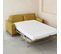 Canapé Lit 3 Places Moutarde Avec Matelas 12cm D'épaisseur. Fabriqué En France