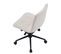 Chaise De Bureau Ergonomique Reglable Beige Tissu