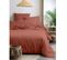 Housse De Couette Coton Biologique, Terracotta, 240x220cm,  100% Coton 57 Fils,