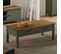 Table Basse 1 Tiroir En Pin Massif / Vert 100 Cm - Ida