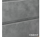 Meuble De Salle De Bain Vasque Déportée - Olympe Et Miroir Rond LED Solen - Ciment (gris) - 80cm