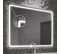Meuble De Salle De Bain Simple Vasque - Mig Et Miroir LED Veldi - Blanc - 70cm