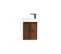 Meuble Lave Main 40 Cm Marron Aquastretto