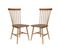 Lot De 2 Chaises Naturelles à Barreaux En Bois D'hévéa. Romie. L 50.8 X P 44.2 X H 90cm