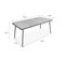 Table De Jardin En Bois D'acacia . Acier Anthracite. Pieds Pliables. 6 Places