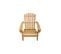 Lot De 2 Fauteuils En Bois D'acacia Adirondack Pour Enfant. Salon De Jardin Enfant Couleur Teck