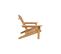 Lot De 2 Fauteuils En Bois D'acacia Adirondack Pour Enfant. Salon De Jardin Enfant Couleur Teck