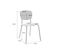 Lot De 2 Chaises Assise Bouclette Texturée Moutarde. Dossier Bois De Peuplier Courbé