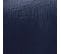 Set De 2 Rideaux En Gaze De Coton Bleu Marine. Tissu Gaufré. 2x 135x240cm Avec Oeillets