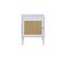 Table De Chevet Enfant Effet Bois Blanc Et Cannage