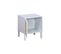 Table De Chevet Enfant Effet Bois Blanc Et Cannage