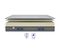 Matelas Mousse Premium Iris - 160x200x20cm - Tissu Respirant - Accueil Tonique-soutien Très Ferme