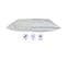 Pack Tiktok - Matelas Mousse Haute Densité Romy 90x200x16cm Et Oreillers Fluffy 60x60cm - Morphea