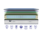 Pack Victory - Matelas Hybride Luxe Victoria 90x200x30cm, Oreillers Memory De Forme 30x50cm