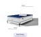 Pack Victory - Matelas Hybride Luxe Victoria 90x190x30cm, Oreillers Memory De Forme 30x50cm