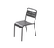 Ensemble Table Et Chaises 6 Personnes Gris Foncé Bergame