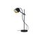 Lampe Mob Noire Velours Noir Et Or