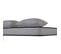 Matelas Mousse Confort 140x190 cm - Mousse 25kg/m³ - 18 Cm - 2 Oreillers En Flocons 50x70 cm