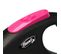 Laisse New Neon S Tape 5 M Black/ Neon Pink Flexi Cl11t5-251-s-neop