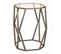 Table D'appoint Design En Verre "nila" 50cm Bronze