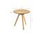 Table Basse Ronde Artus En Chêne Massif 40cm